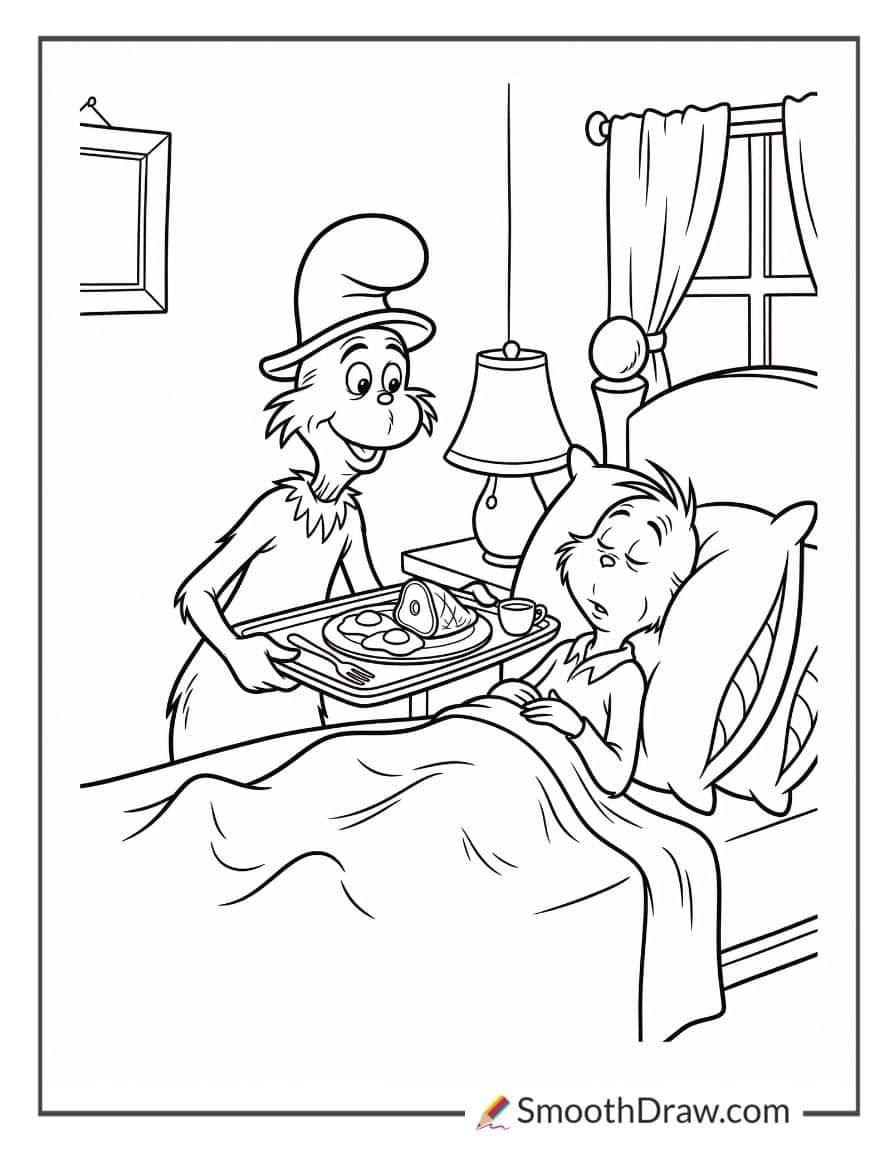 Sam I Am Serving Breakfast In Bed