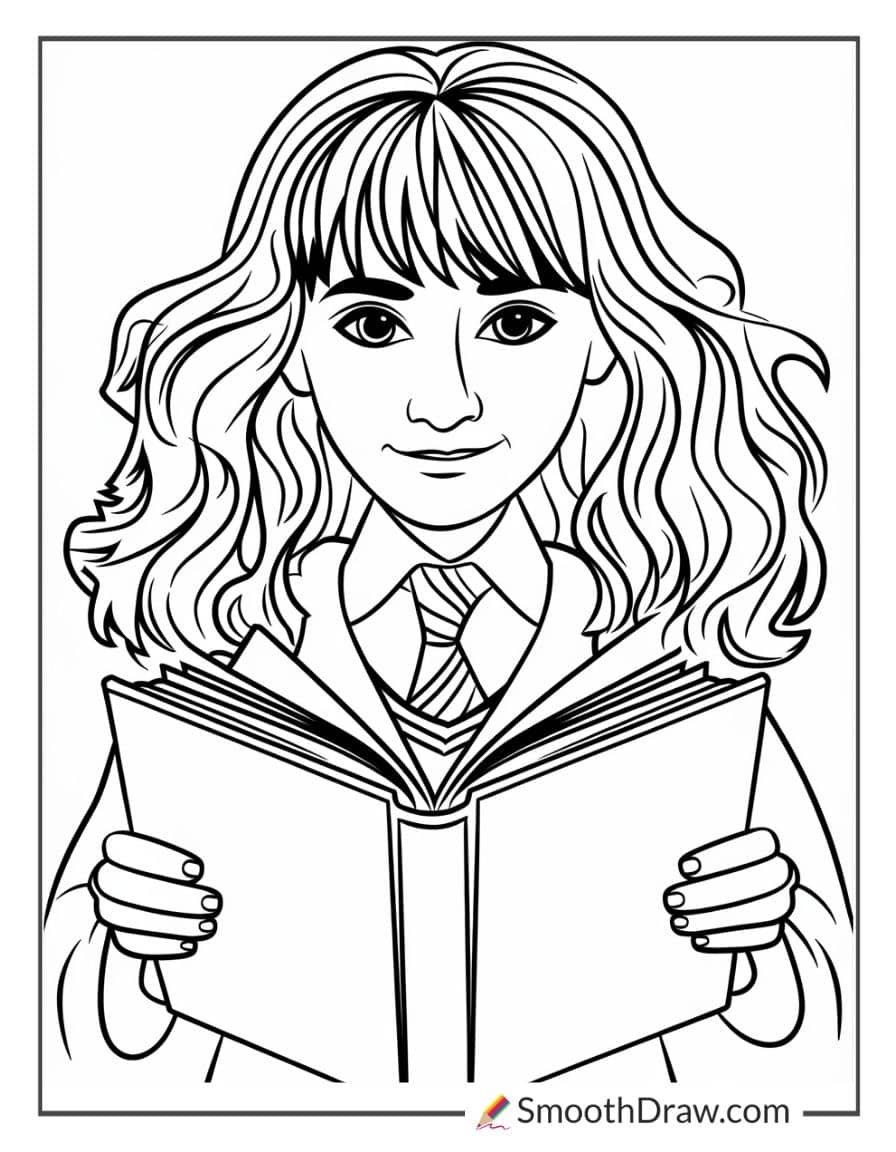 Smiling Hermione