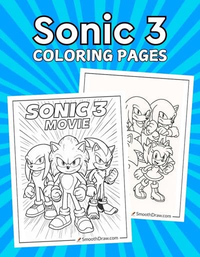 Sonic 3 coloring pages f