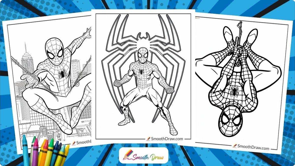 Spiderman coloring pages