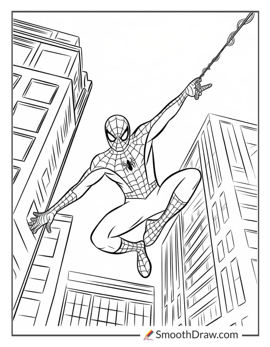 Spiderman coloring pages