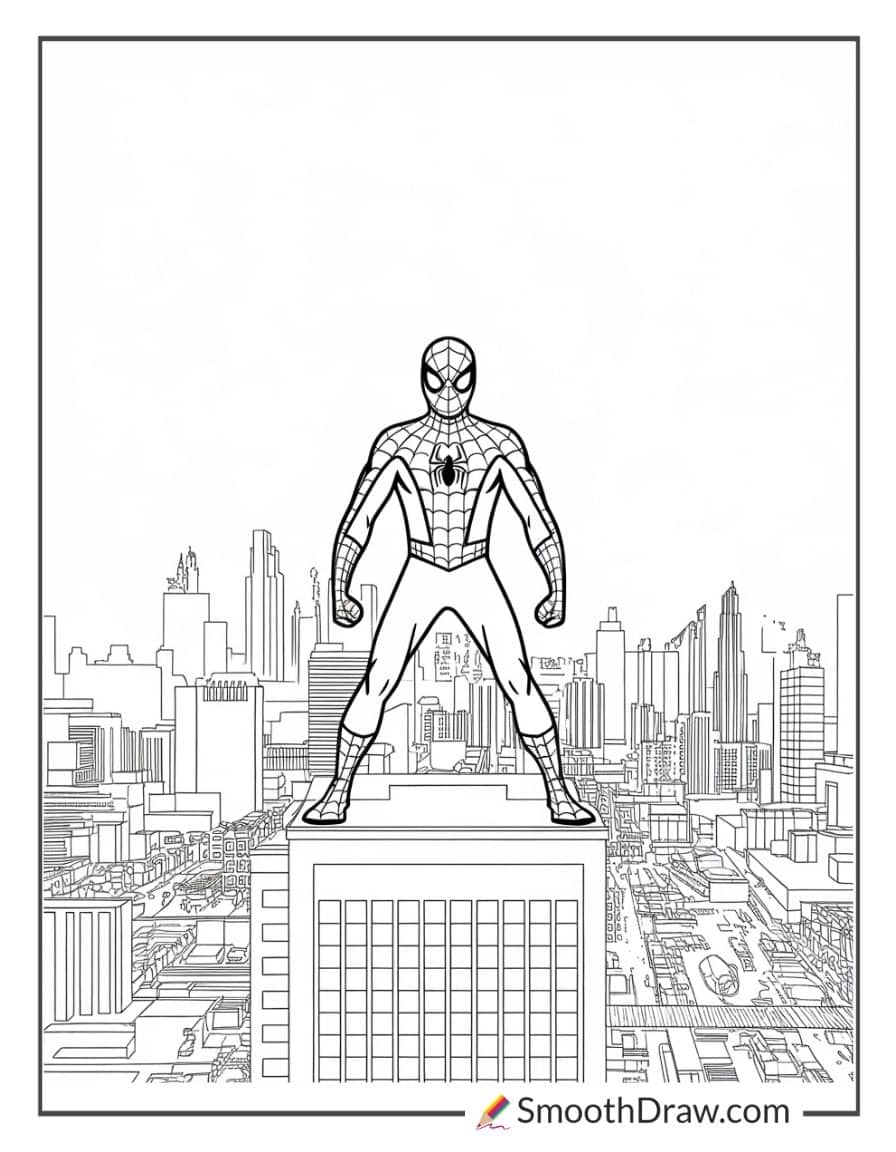 Spiderman in the city