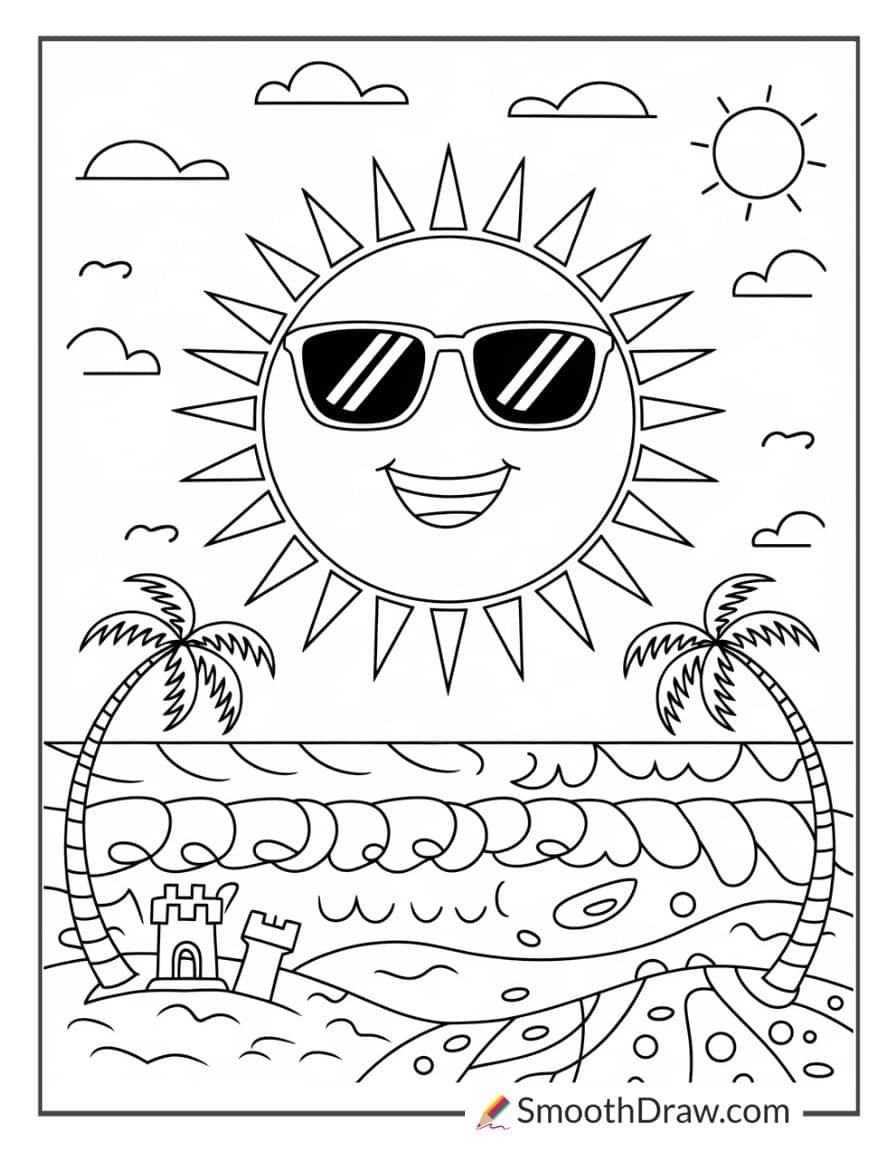 Summer Sun at the Beach