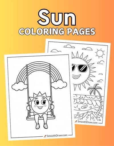 Sun Coloring Pages