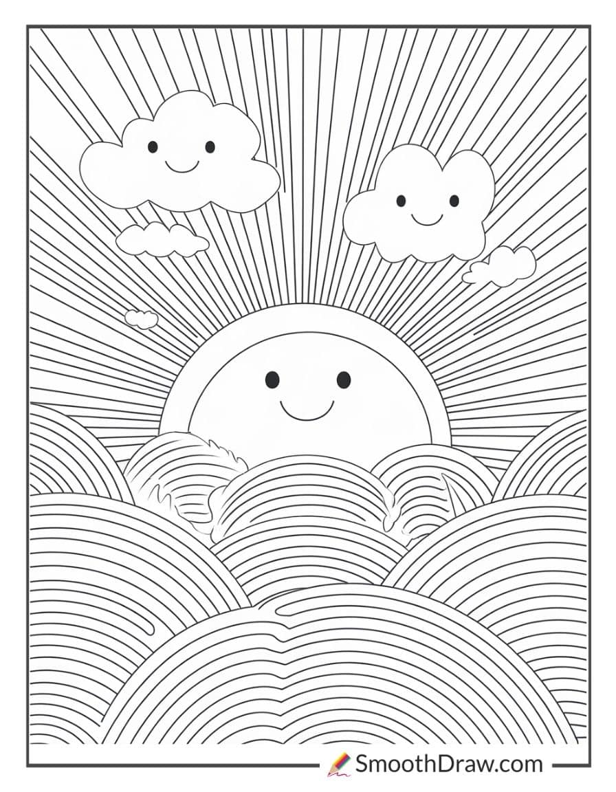 Sunset for kids