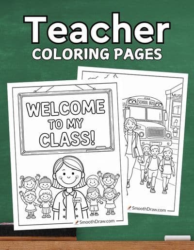 Teacher coloring pages f