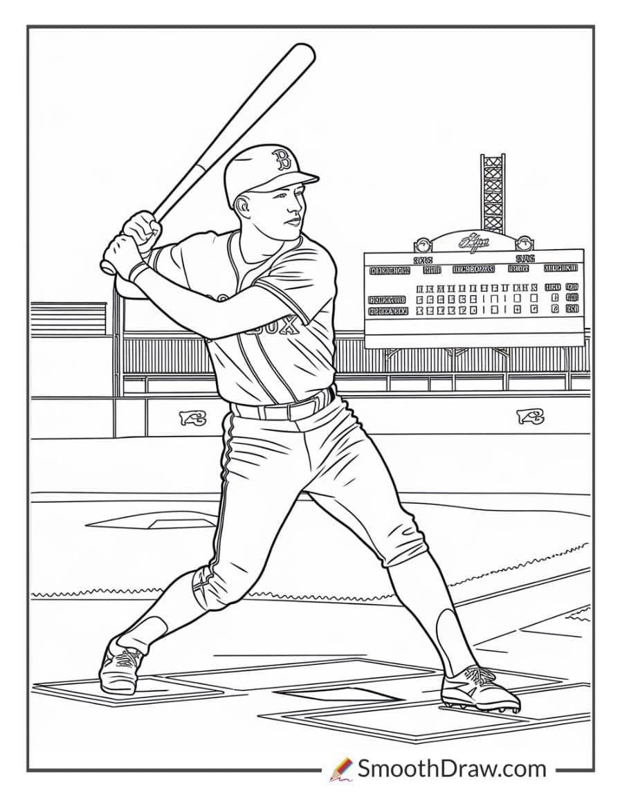 Ted Williams Batting Stance