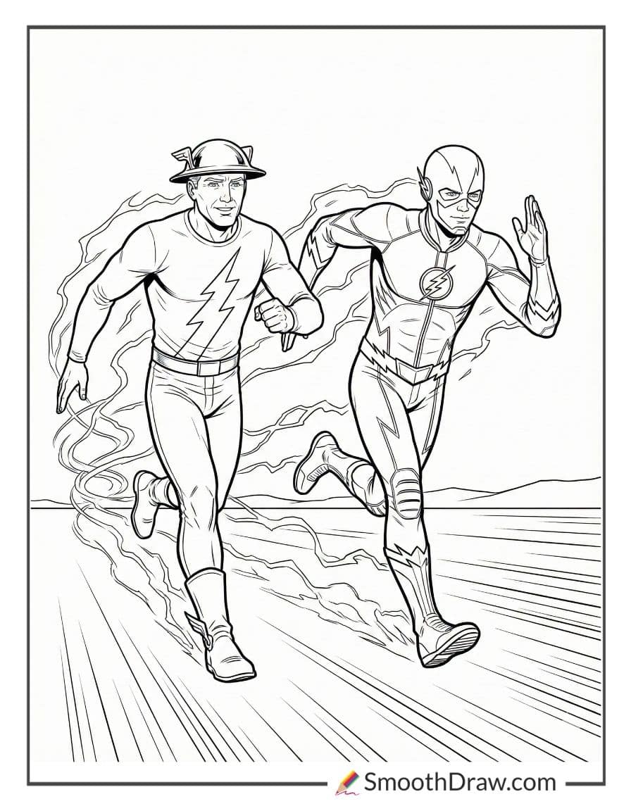 The Flash training with Jay Garrick