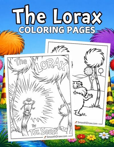 The Lorax coloring pages f