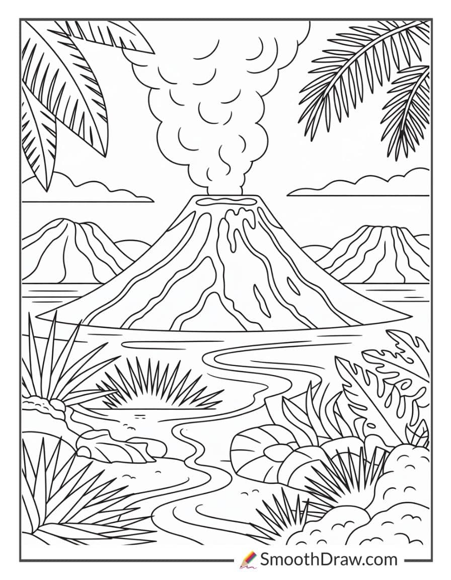 Volcano National Park scene