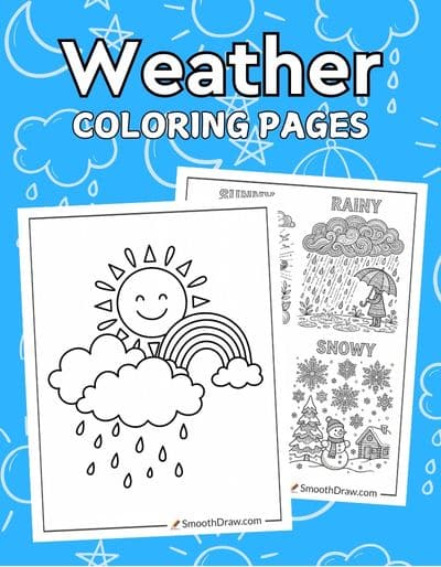 Weather coloring pages f