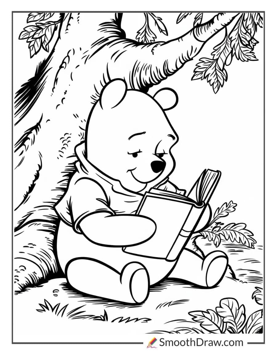 Winnie the Pooh reading