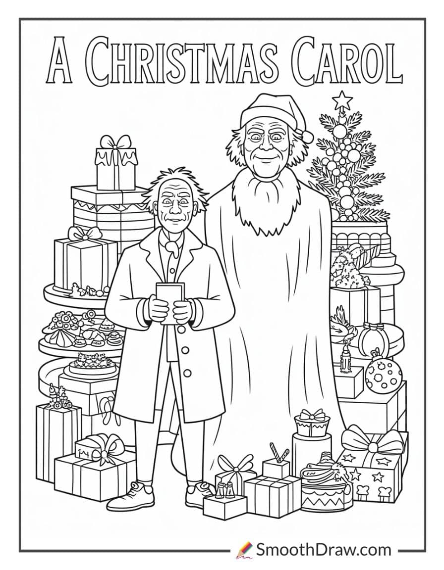 A Christmas Carol Coloring Pages