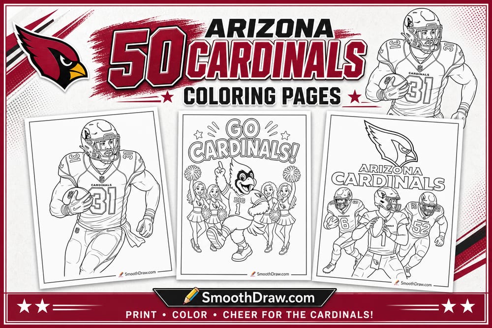 Arizona Cardinals coloring pages