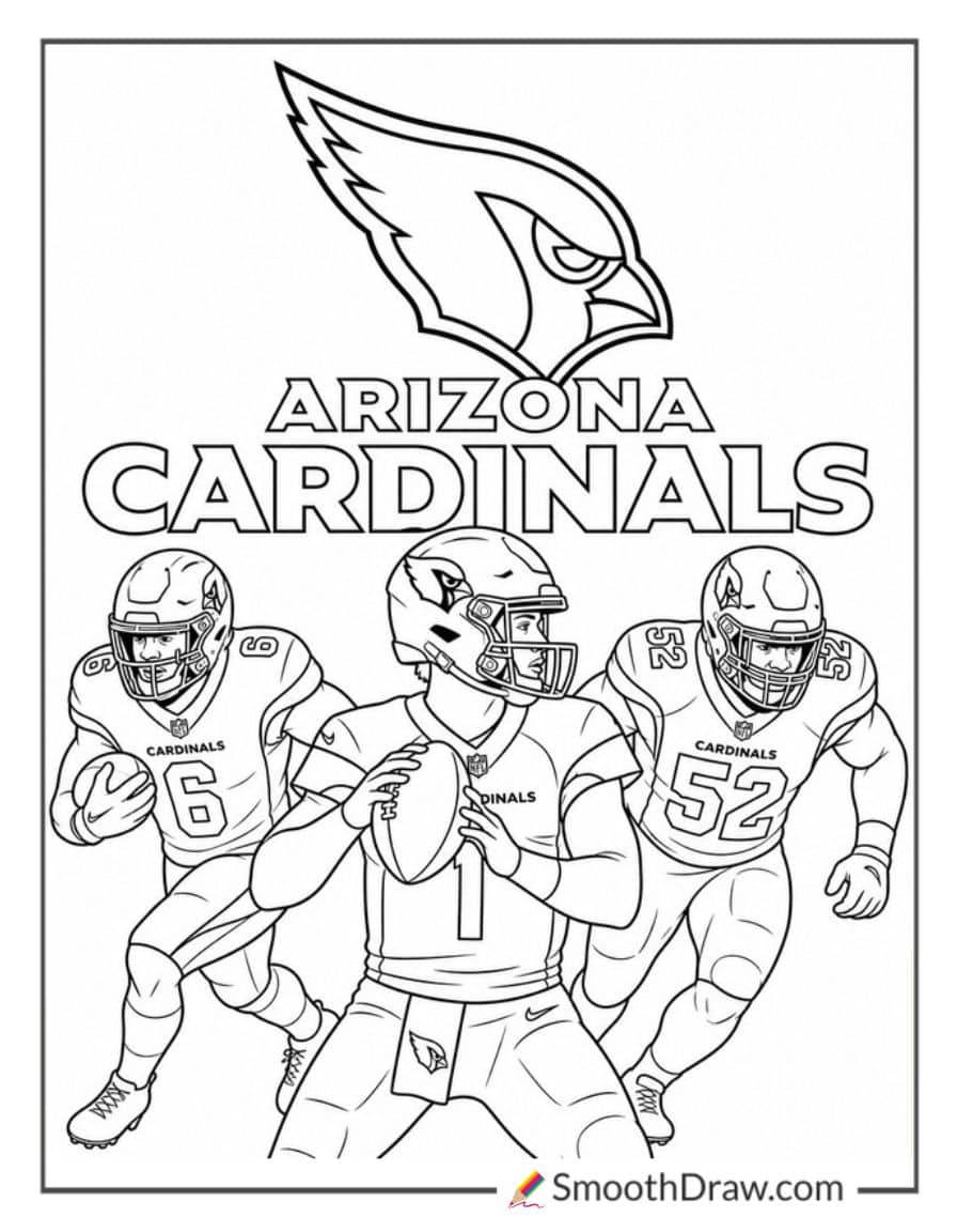 Arizona Cardinals Coloring Pages