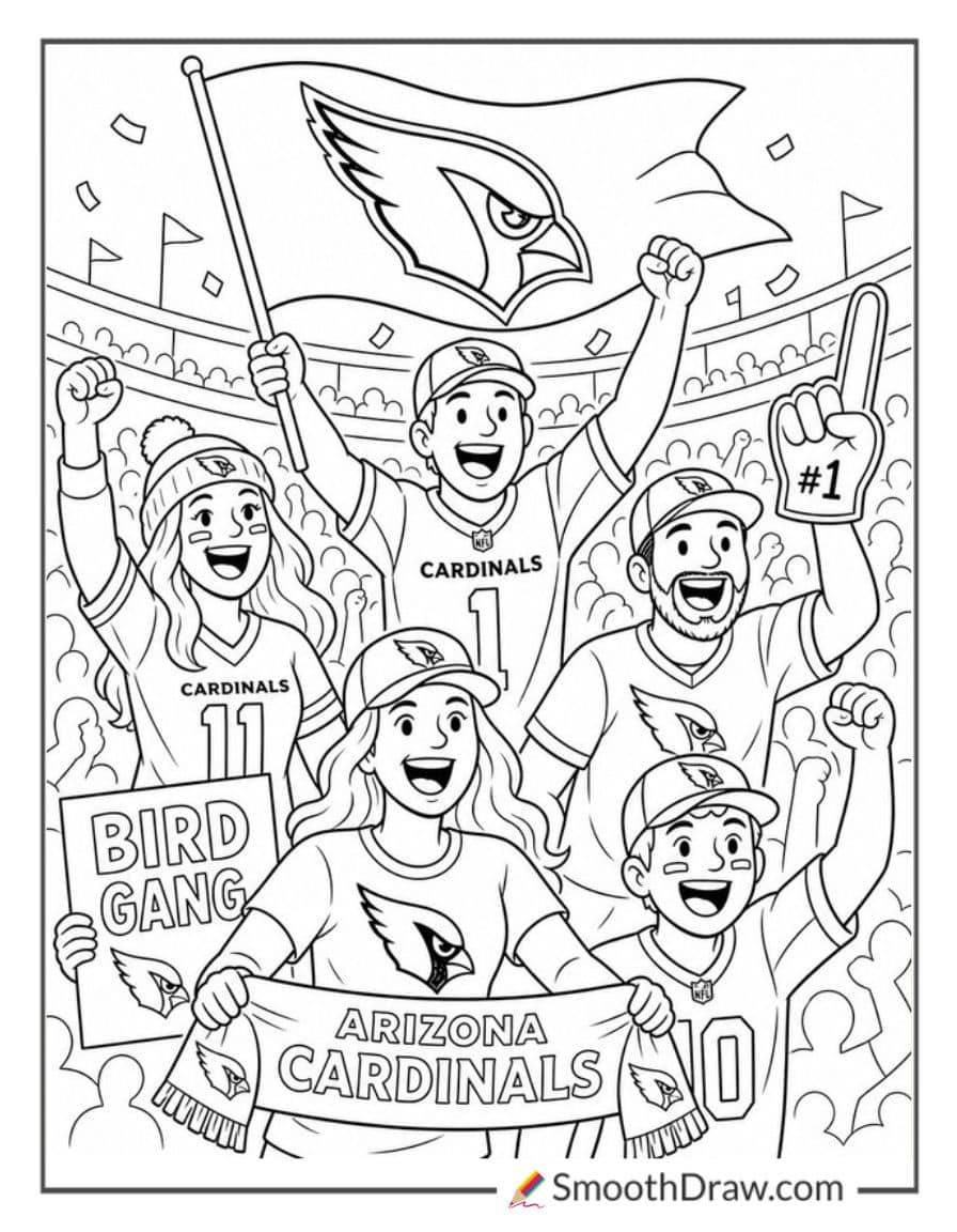 Arizona Cardinals Fans In Stadium