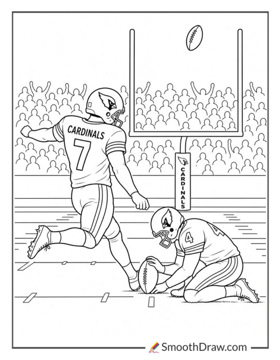 Arizona Cardinals Field Goal Kick