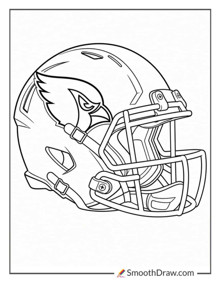 Arizona Cardinals Helmet Coloring Pages