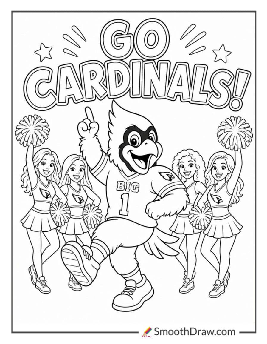 Arizona Cardinals Mascot Dancing