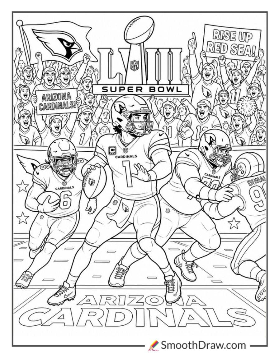 Arizona Cardinals Super Bowl Scene