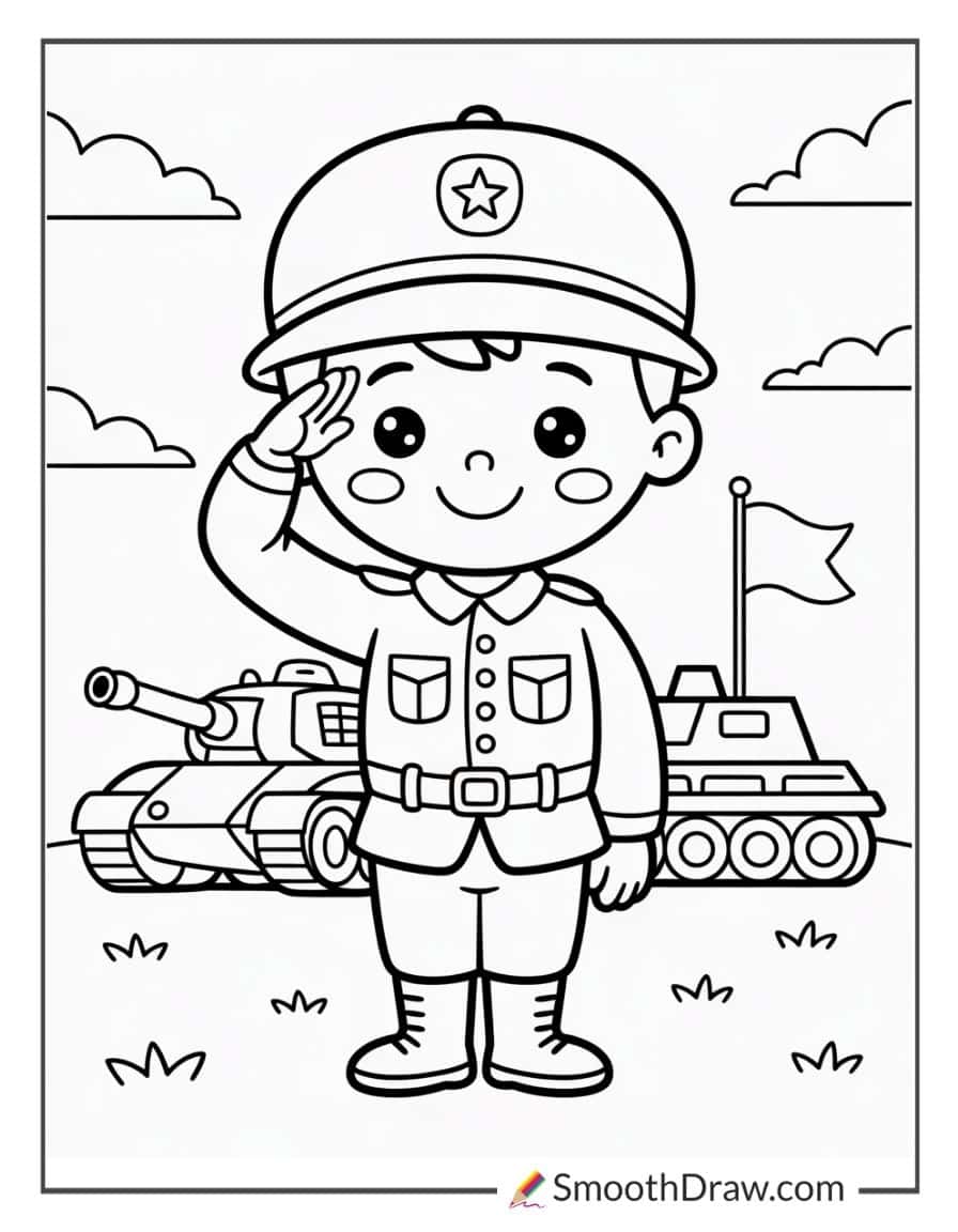 army man salute