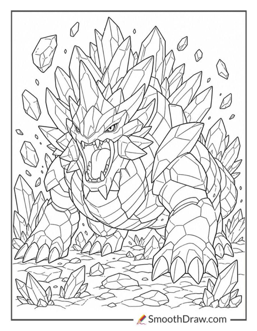 astegon from palworld roaring