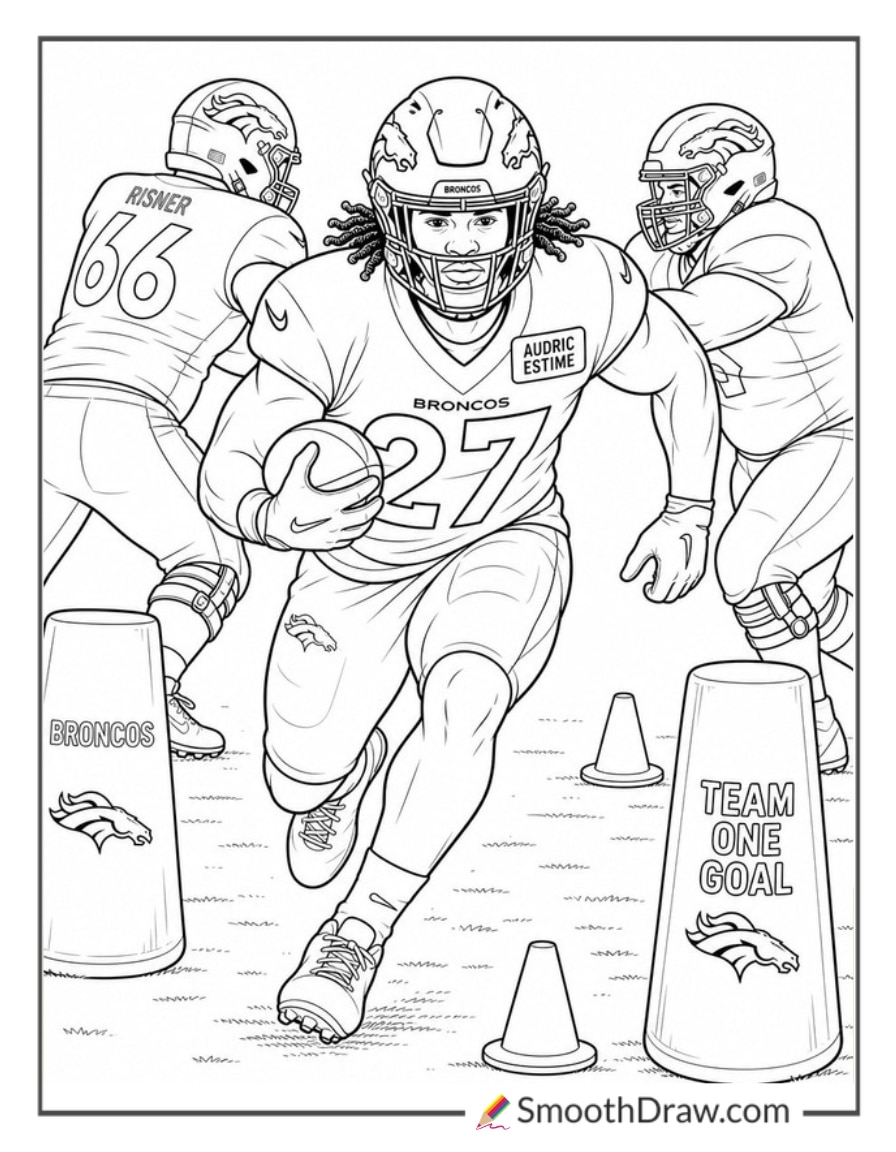 Audric Estime Rookie Running Back