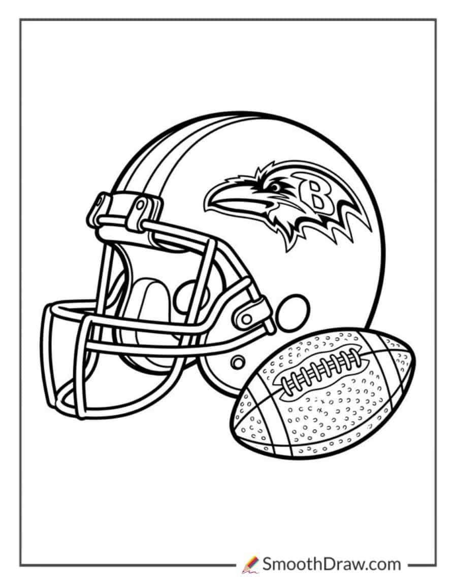 Baltimore Ravens Football Helmet