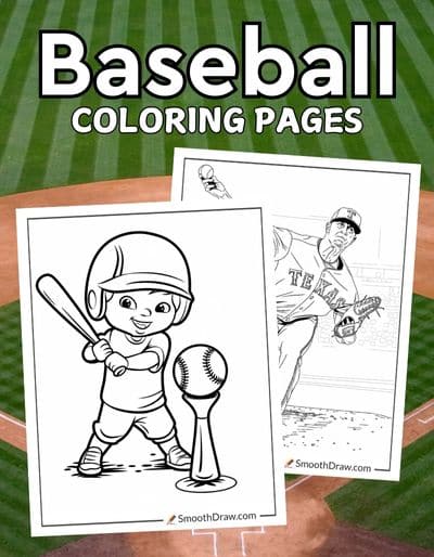 baseball coloring pages f
