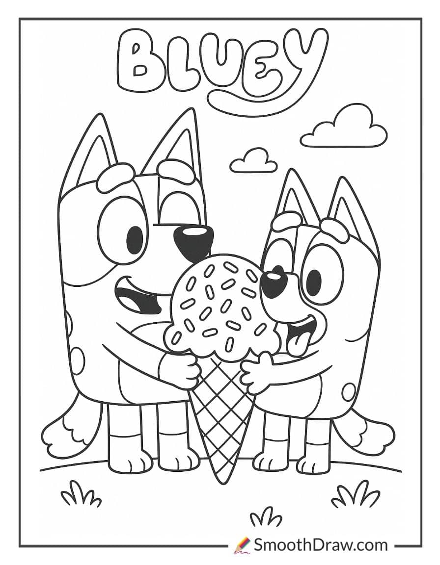 bluey ice cream