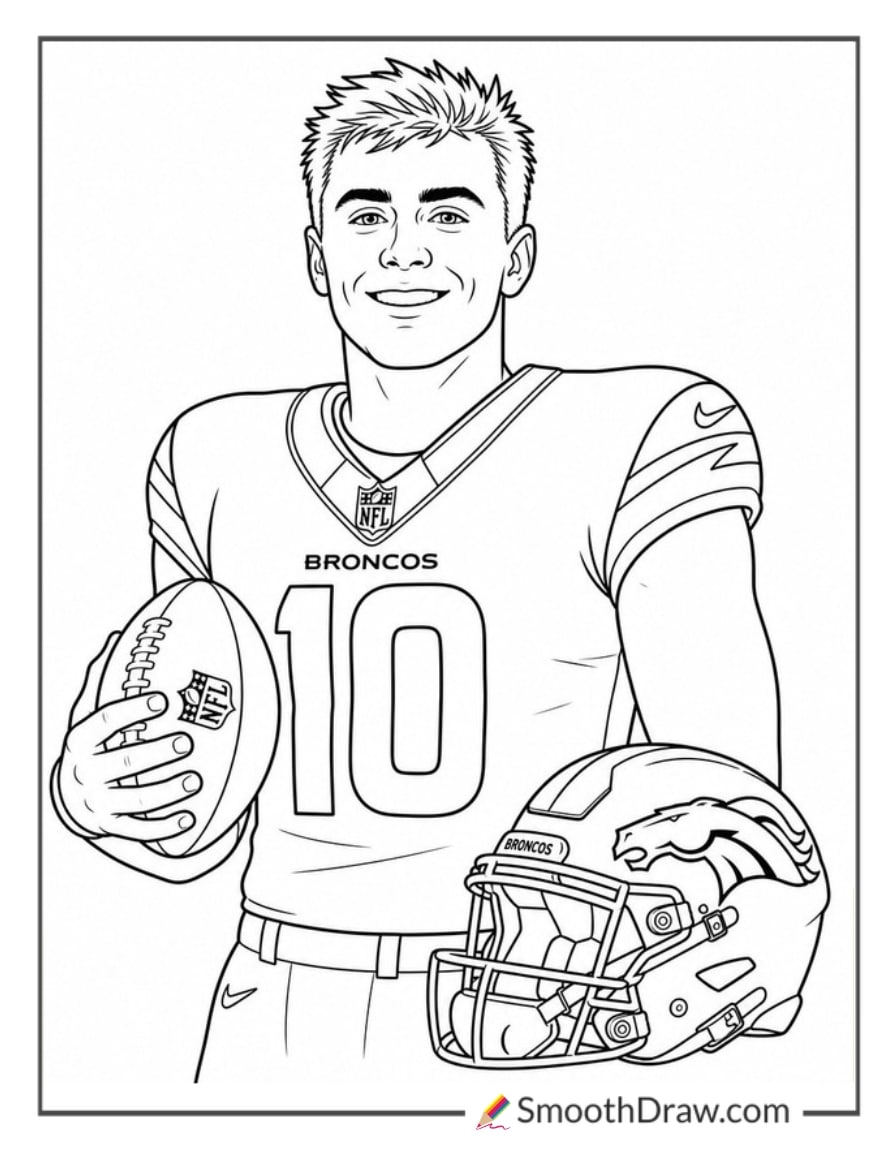Bo Nix Rookie Portrait