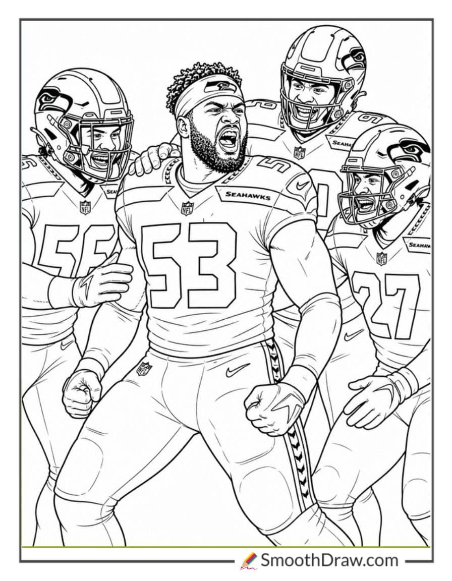 Boye Mafe Celebrating Sack