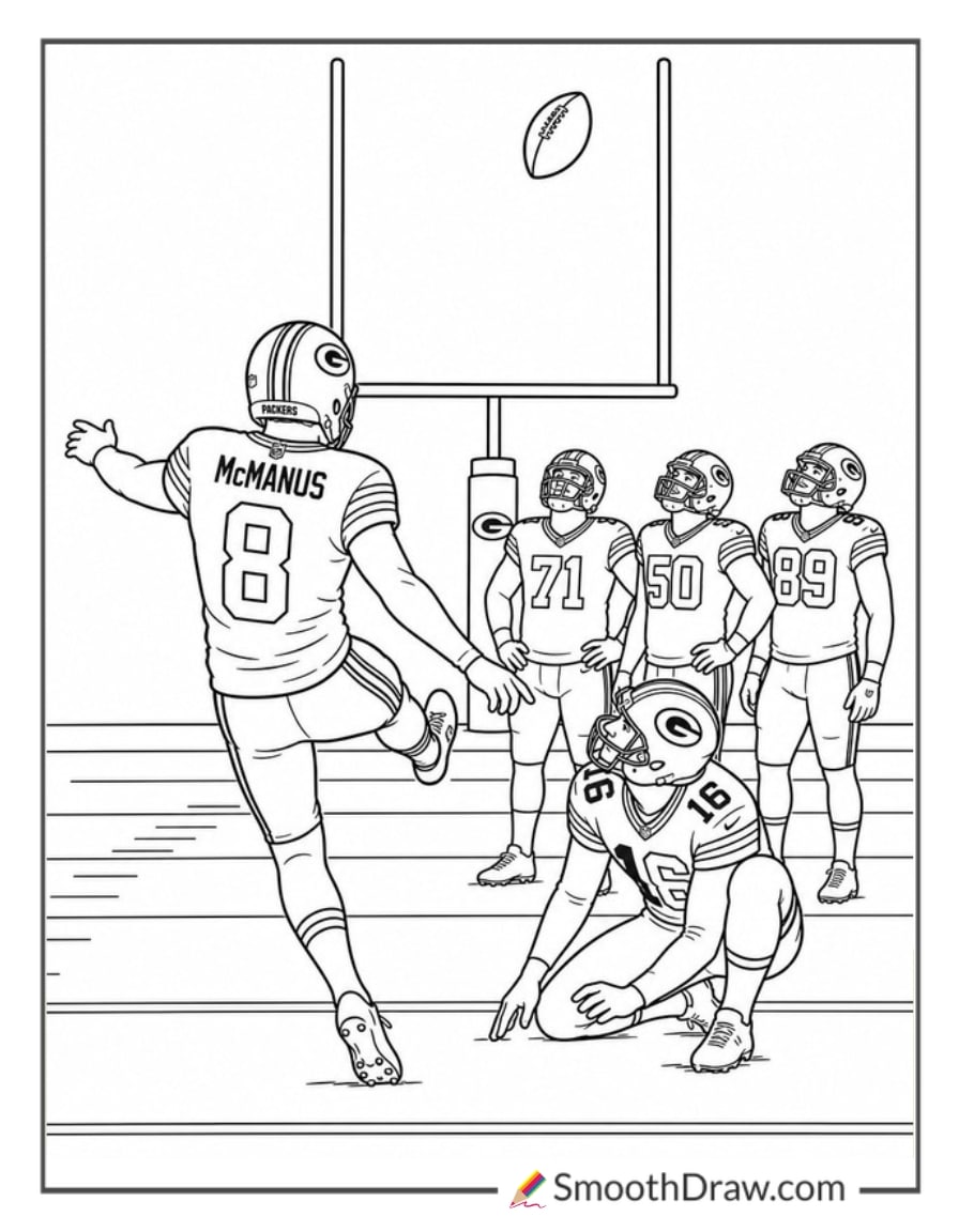 Brandon Mcmanus Kicking Field Goal