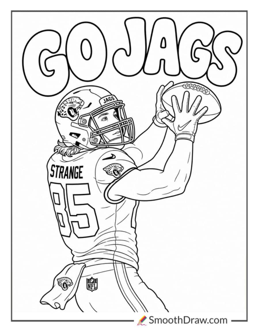 Brenton Strange Tight End Catch