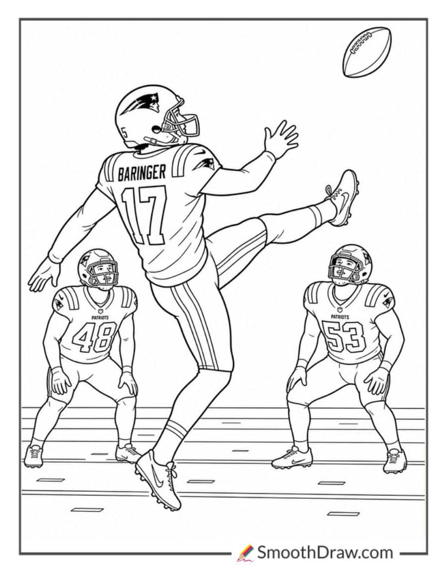 Bryce Baringer Punting Football