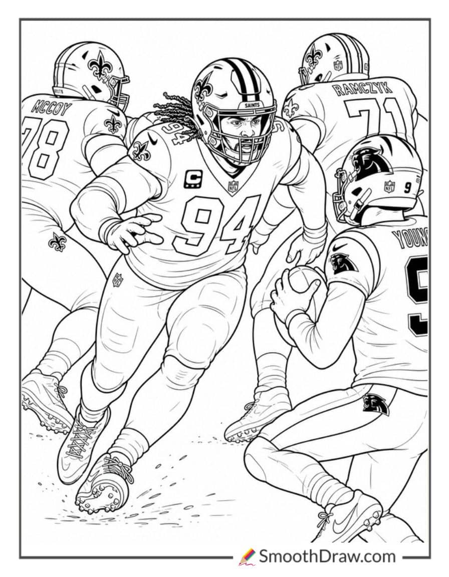 Cameron Jordan Rushing Quarterback