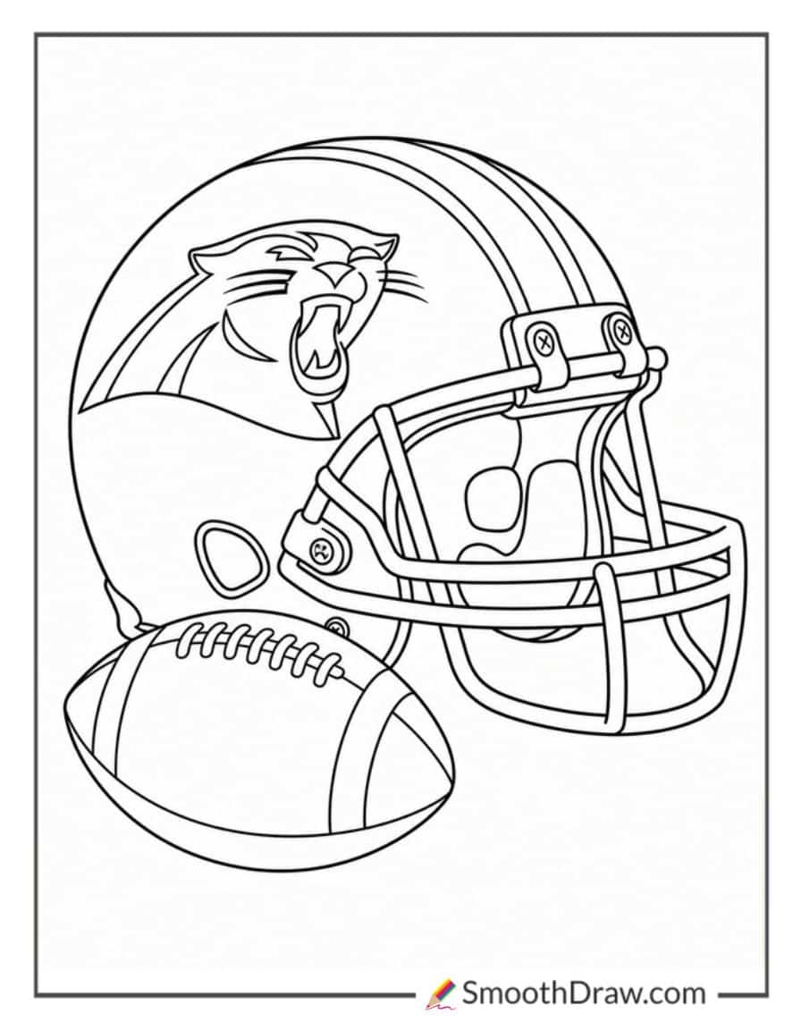 Carolina Panthers Football Helmet