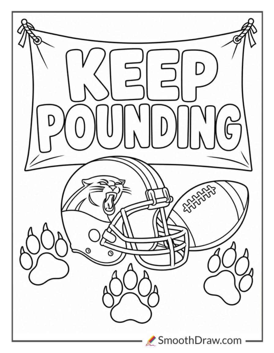 Carolina Panthers Game Day Banner