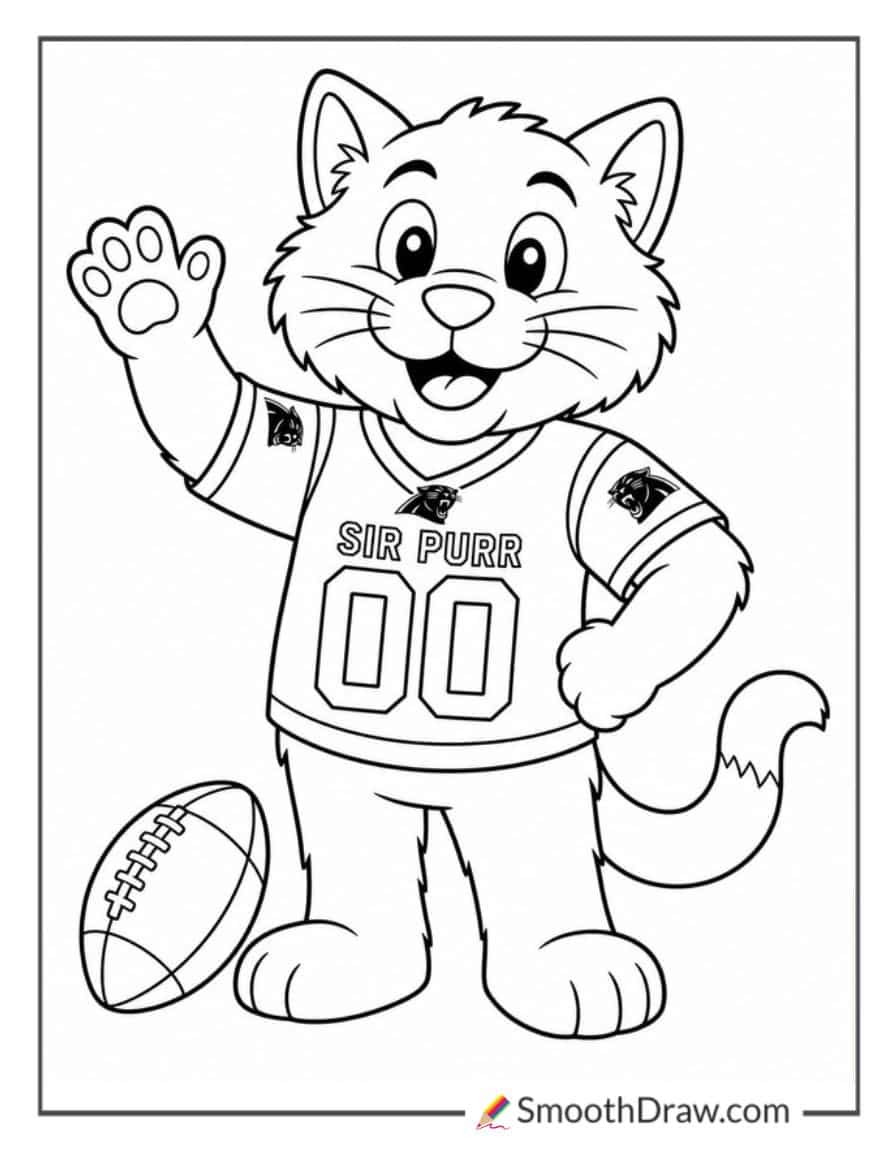 Carolina Panthers Mascot Sir Purr