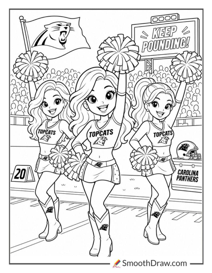 Carolina Panthers Topcats Cheerleaders