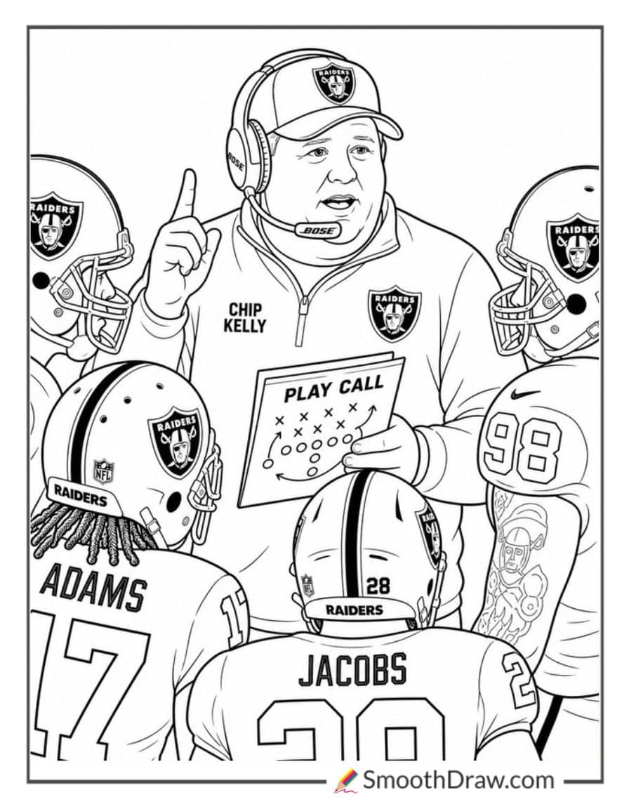 Chip Kelly Calling A Raiders Play