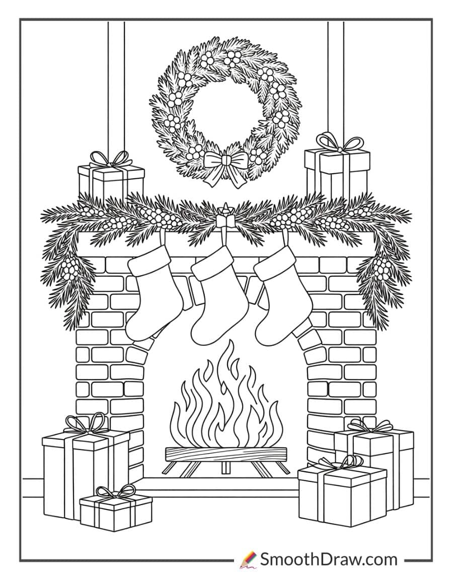 Christmas Coloring Pages For Adults