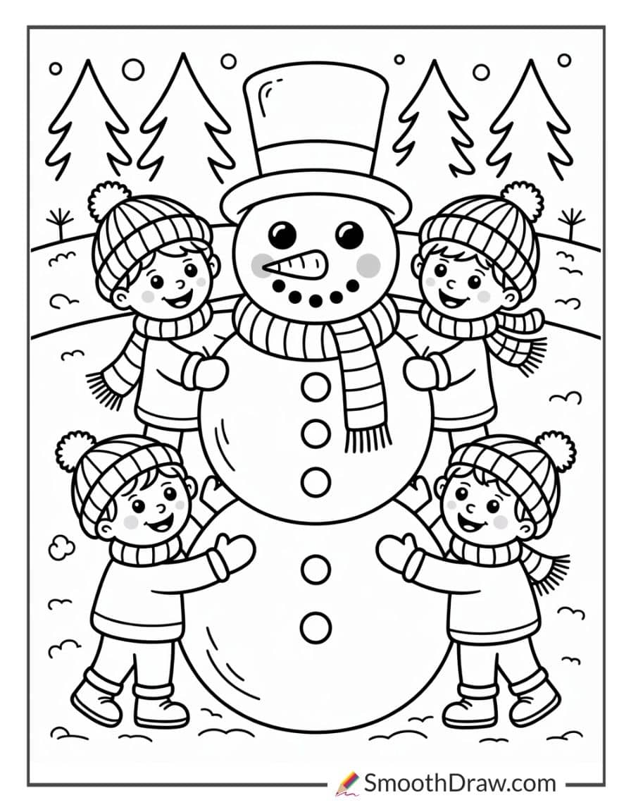 Christmas Coloring Pages For Kids