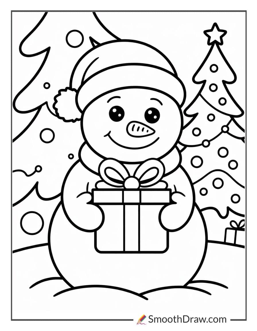 Christmas Coloring Pages For Toddlers