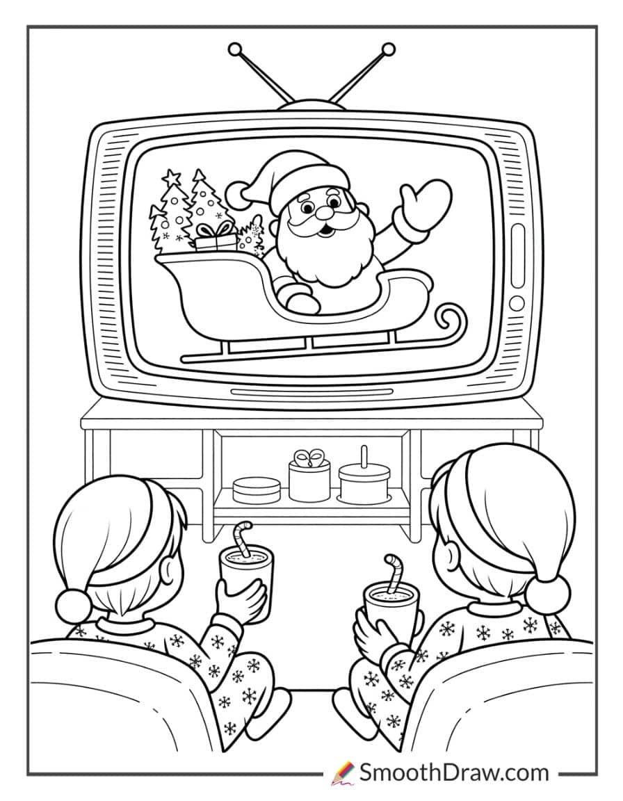 Christmas Movie Coloring Pages