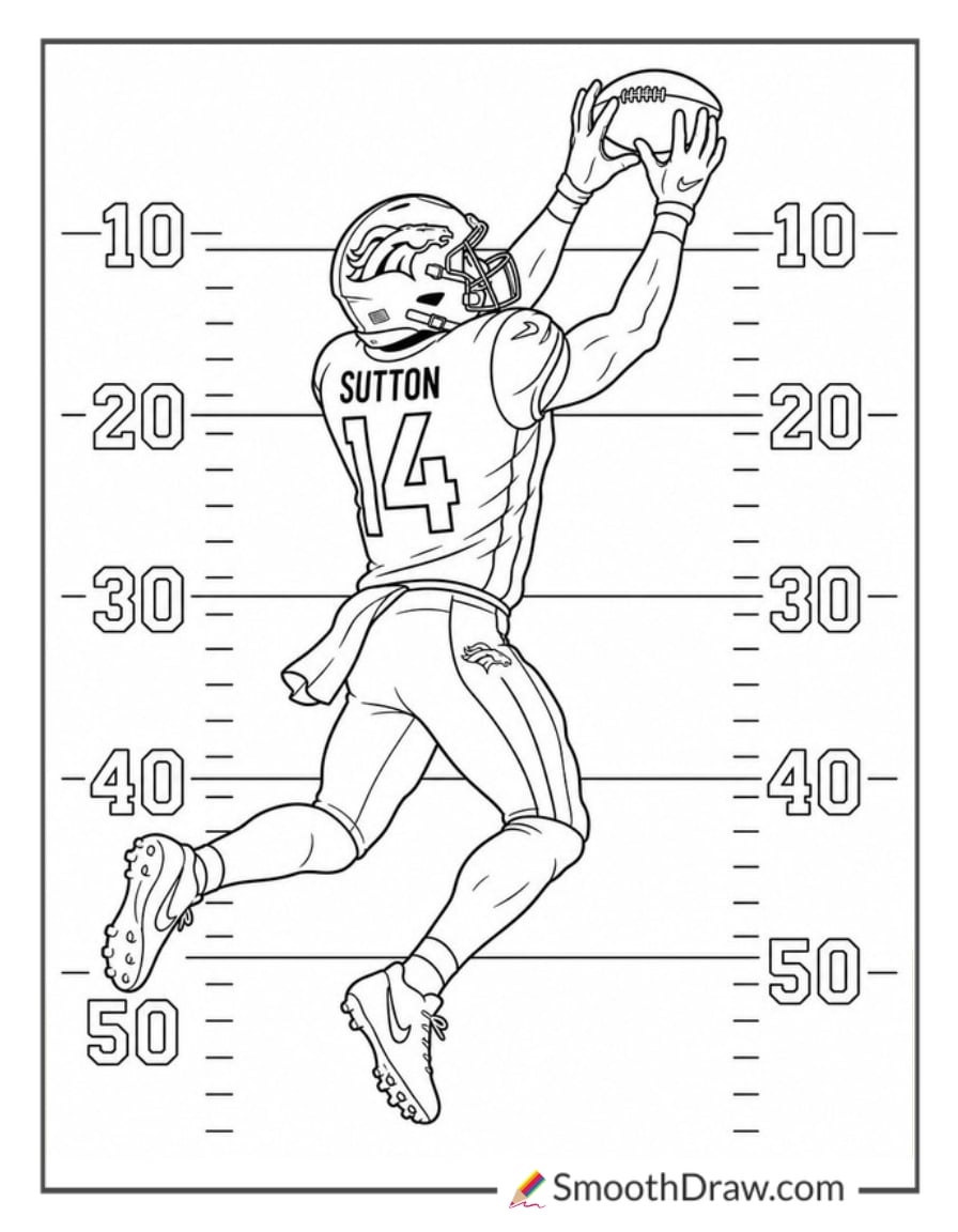 Courtland Sutton Catching A Pass