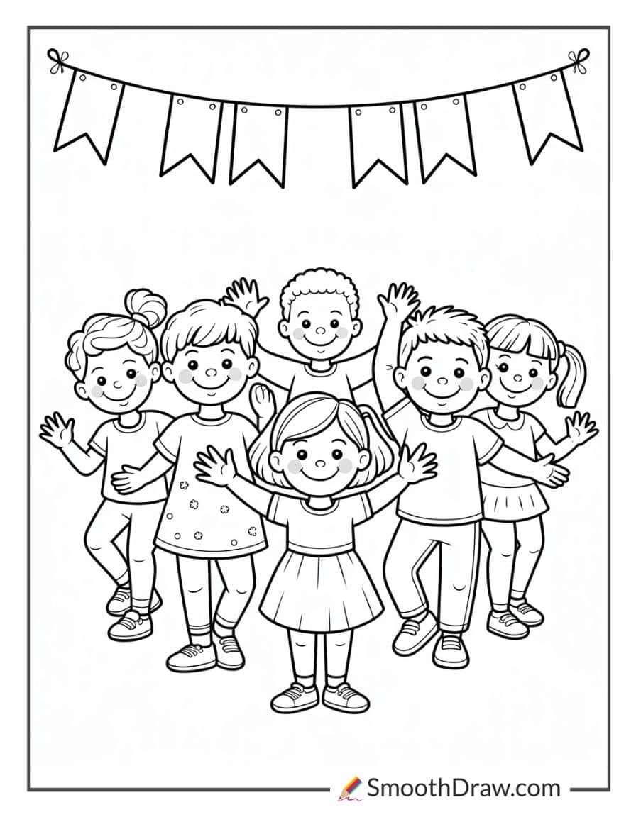 Dance Coloring Pages For Kids