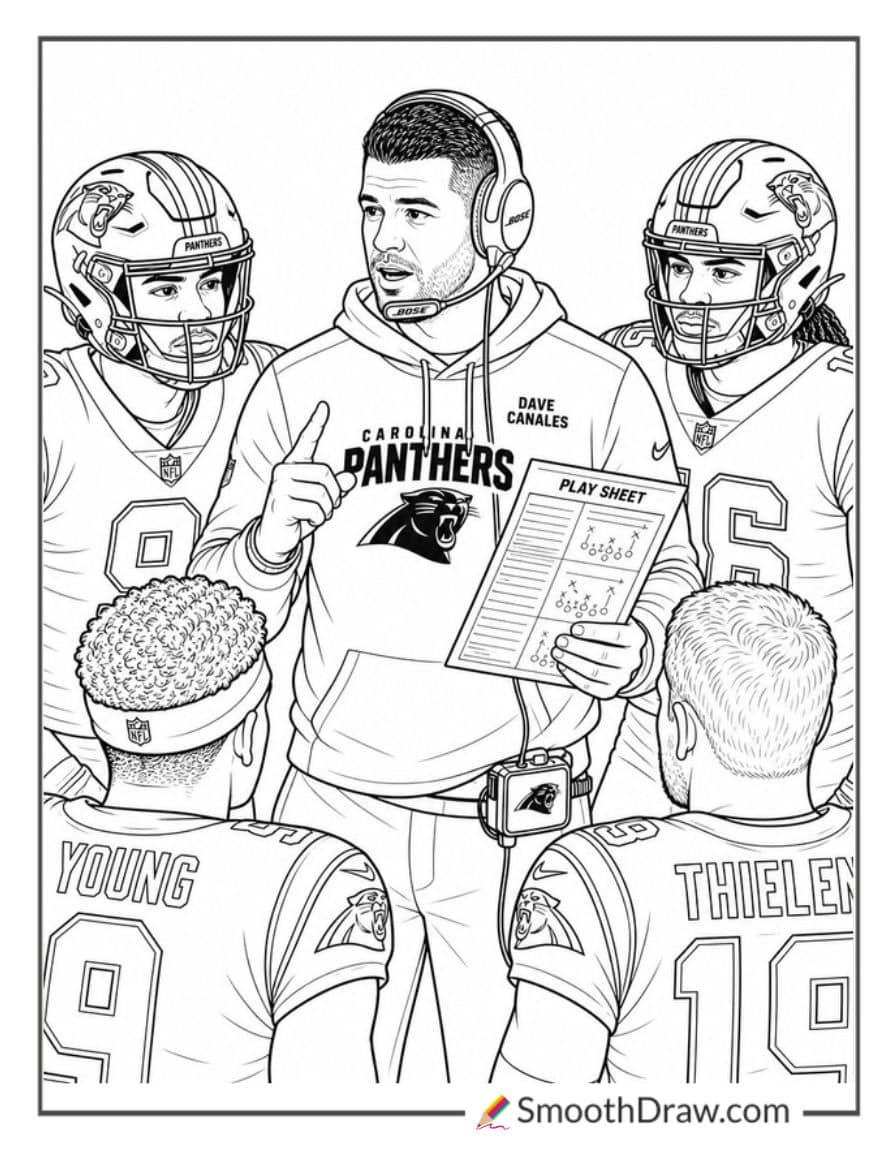 Dave Canales Coaching On Sideline