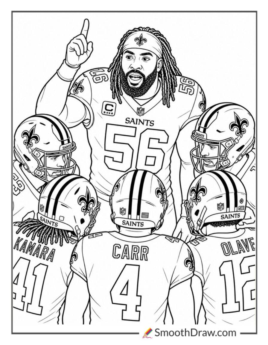 Demario Davis Leading Huddle