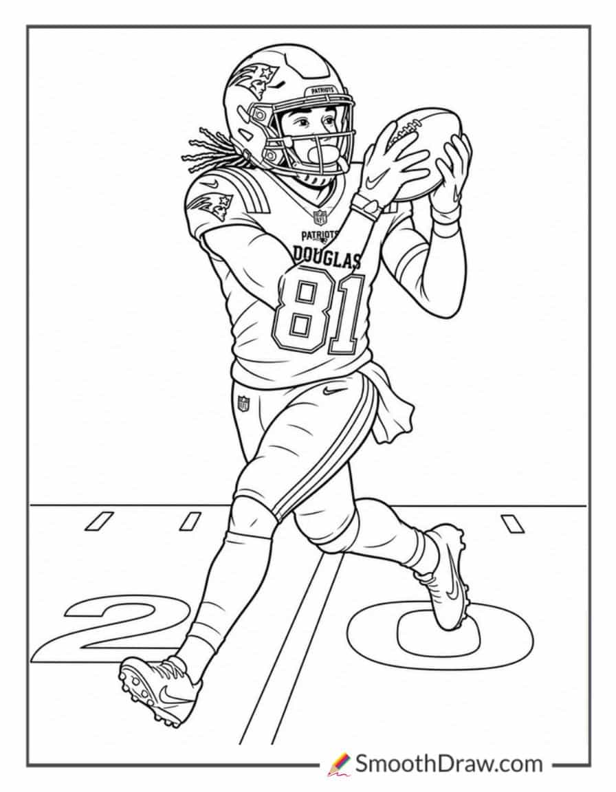 Demario Douglas Catching Pass